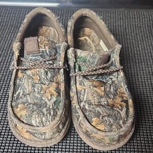 Hey Dude Kids Moccasins in Camouflage